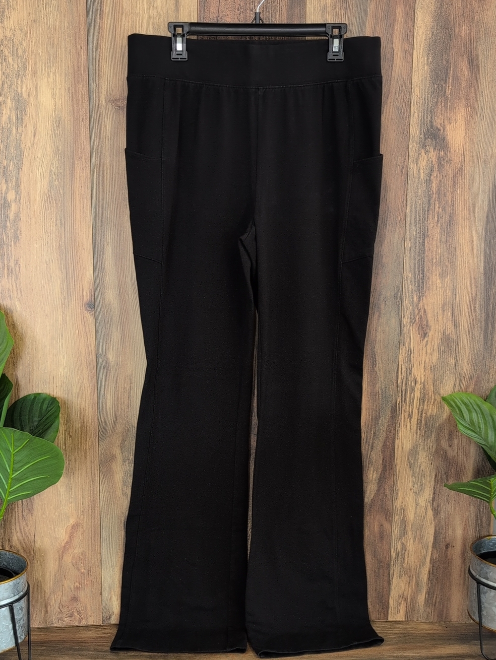 Denim & co d & co Active Tall stretch Lightly Boot Pants with Pockets LT 763A